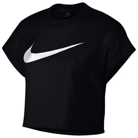 Nike Γυναικεία κοντομάνικη crop μπλούζα